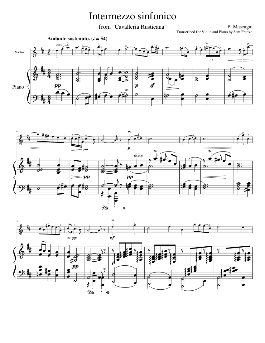 Cavalleria rusticana