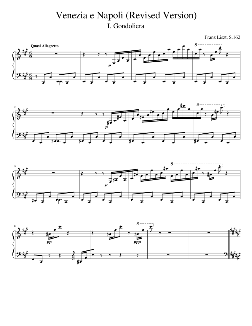 Années de pèlerinage II Supplément S.162