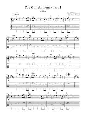 Clarified Top Gun Anthem [excerpt - easy] Sheet Music (Clarinet Solo) in  A Major - Download & Print - SKU: MN0260028