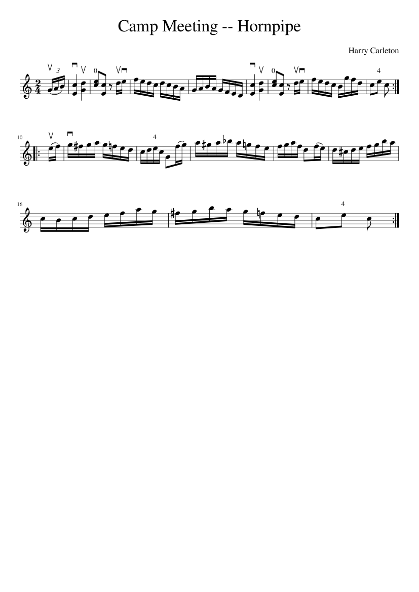 Camp Meeting -- Hornpipe