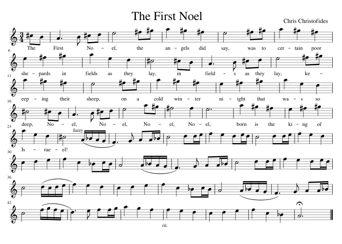 the first noel