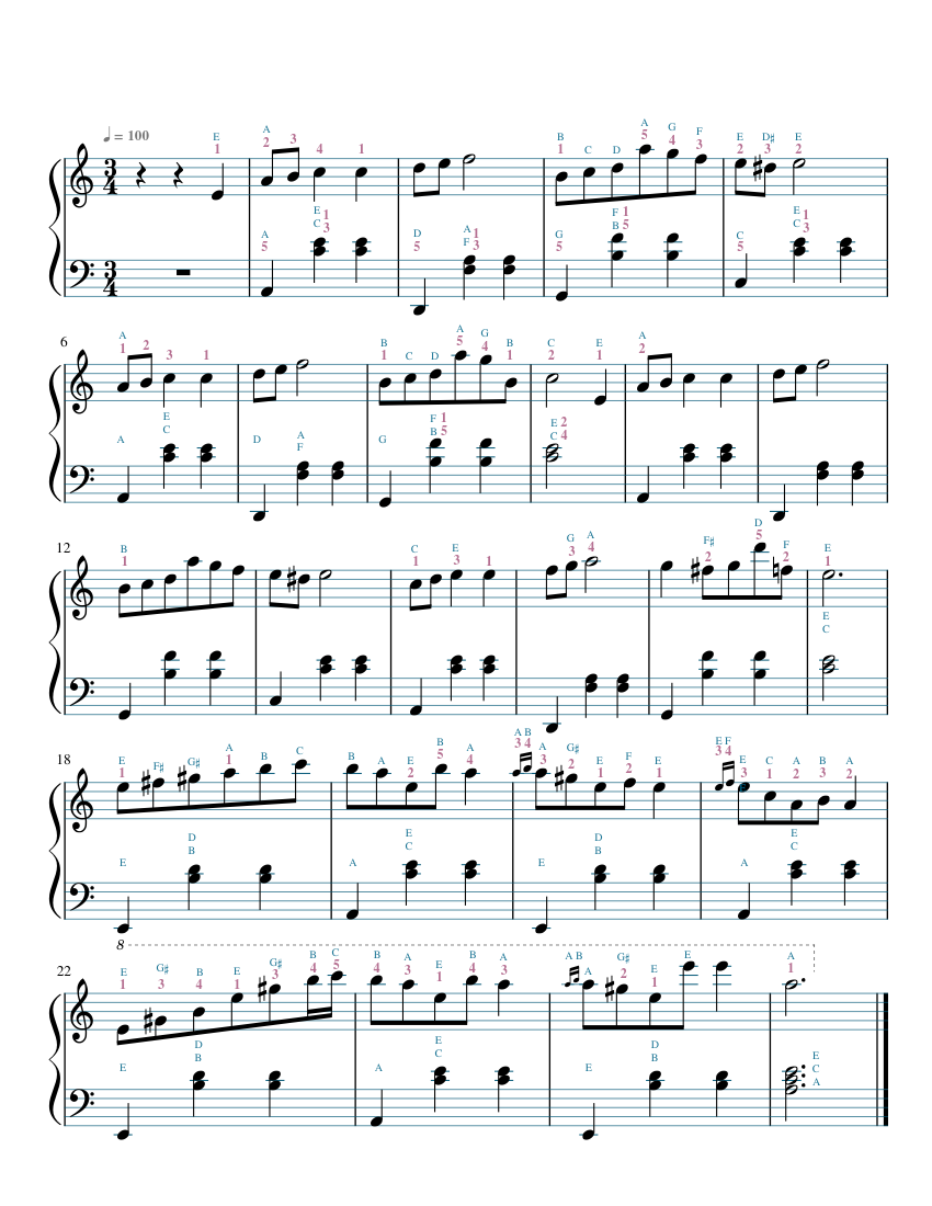 Waltz in A minor B.150