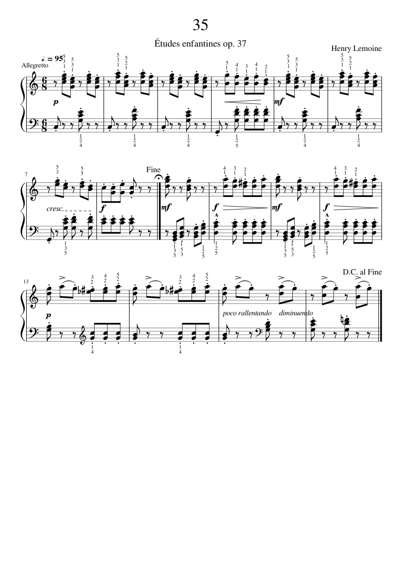 Études enfantines Op.37