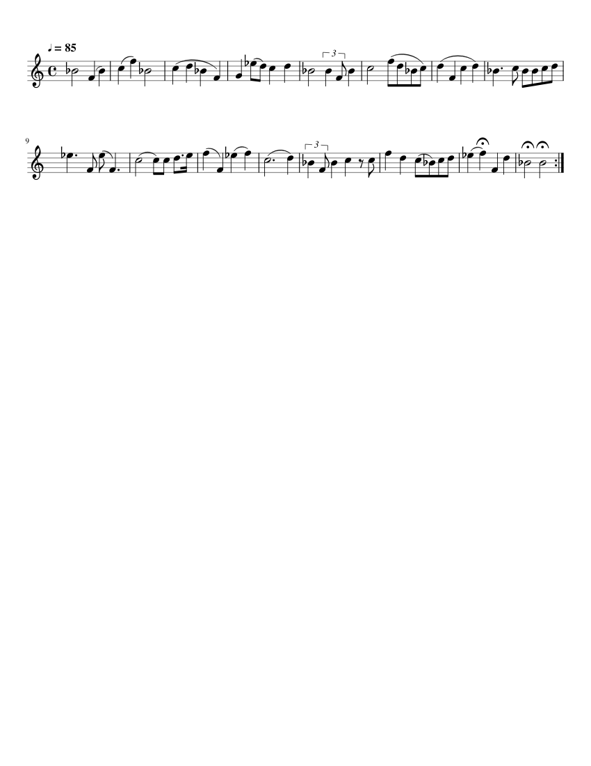 Audition for Band Sheet music for Trumpet (In B Flat) (Solo