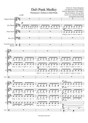 Daft Punk Sheet Music Free Download In Pdf Or Midi On Musescore Com