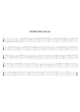 Free Paco de Lucía sheet music | Download PDF or print on Musescore.com