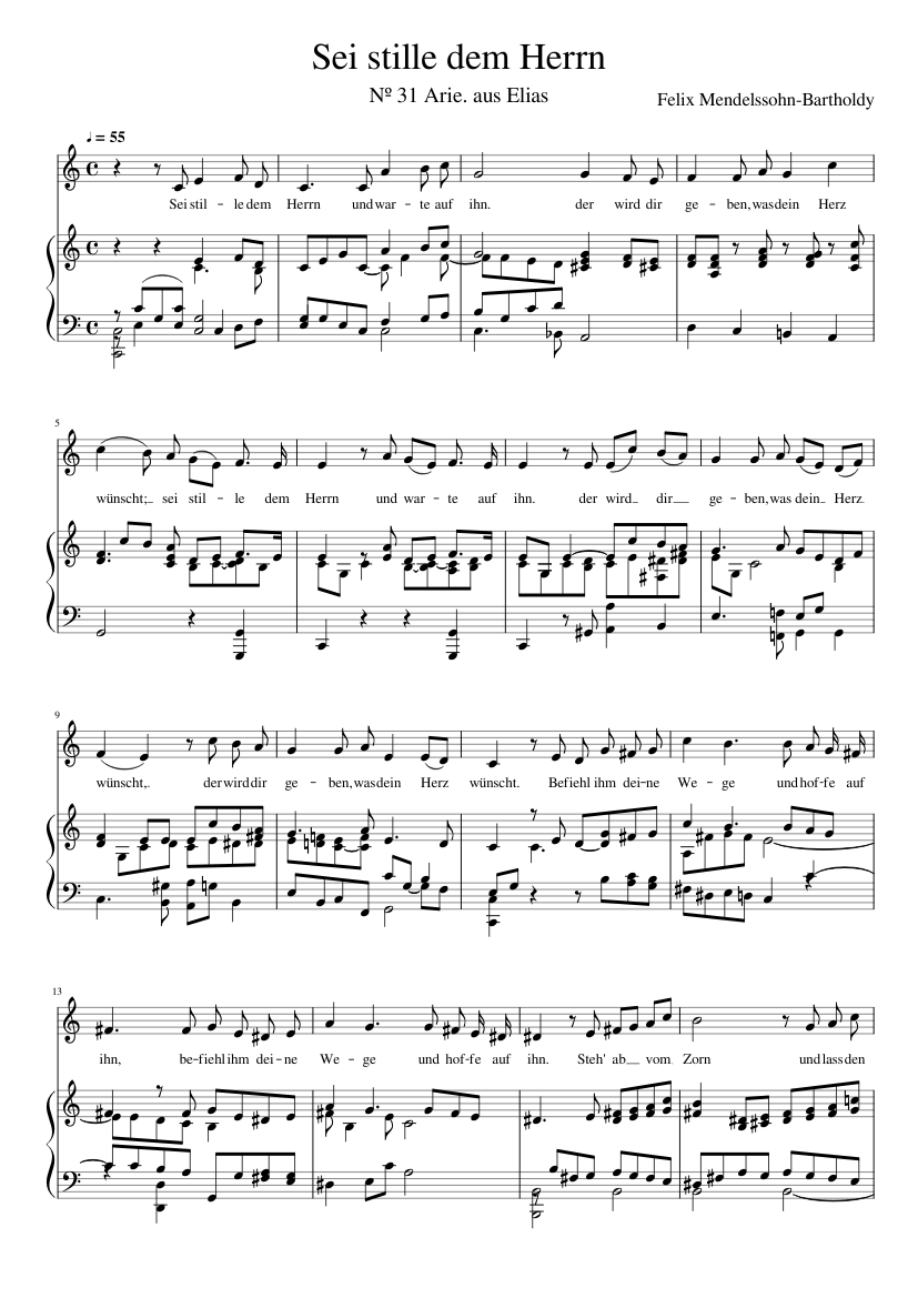 Elijah [Elias] Op. 70