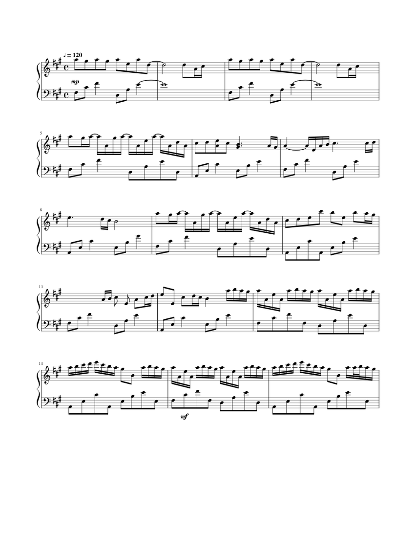 River Flows In You Sheet music for Piano (Solo) | Musescore.com