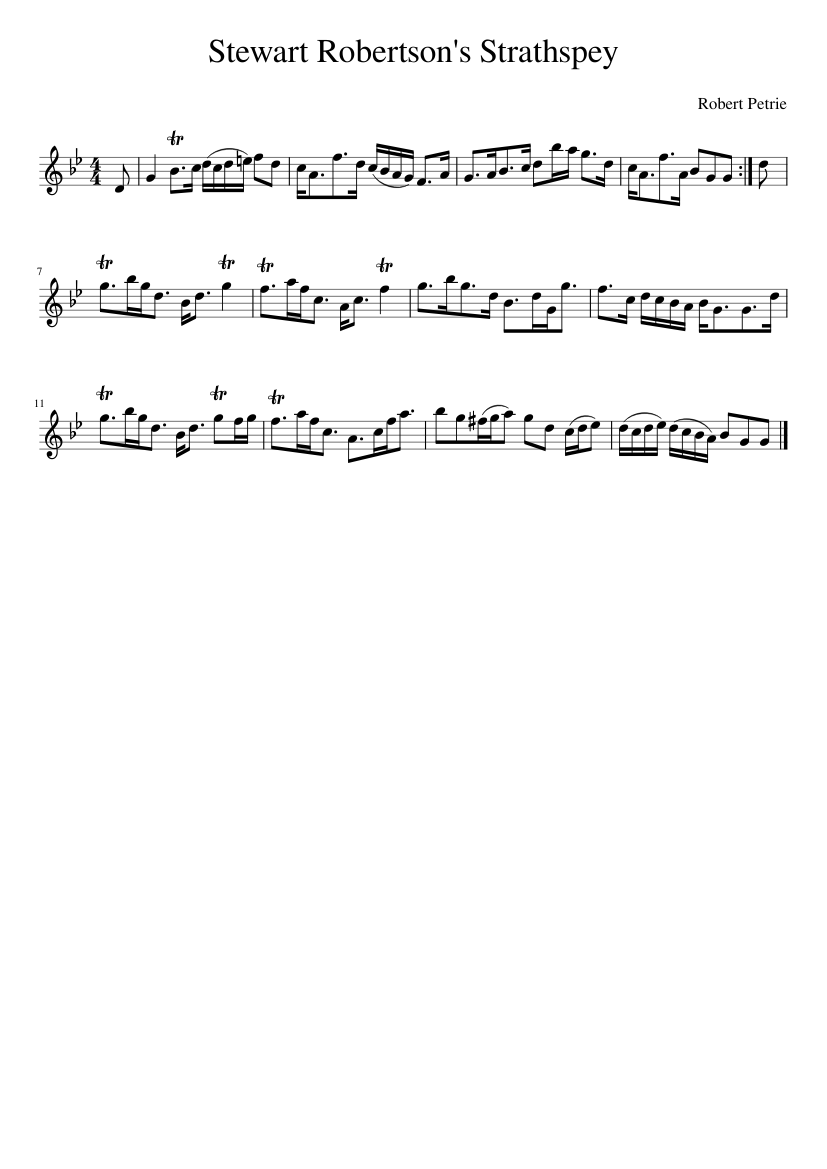 Stewart Robertson's Strathspey