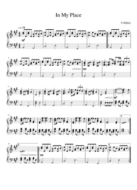 A Rush of Blood to the Head sheet music | Play, print, and download in PDF  or MIDI sheet music on Musescore.com