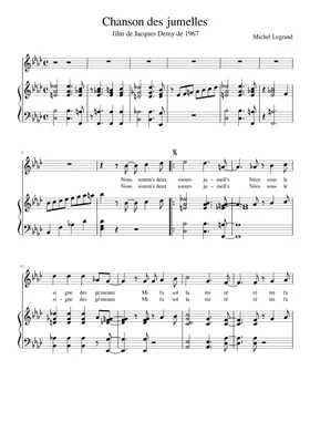 Free La Chanson De Maxence by Michel Legrand sheet music | Download PDF or  print on Musescore.com