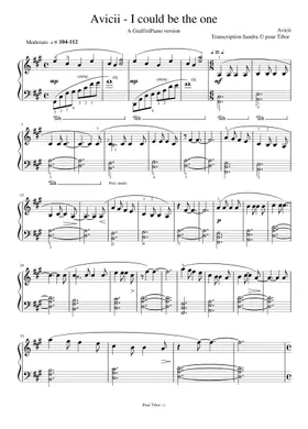 Free I Could Be The One by Avicii sheet music | Download PDF or print on  Musescore.com