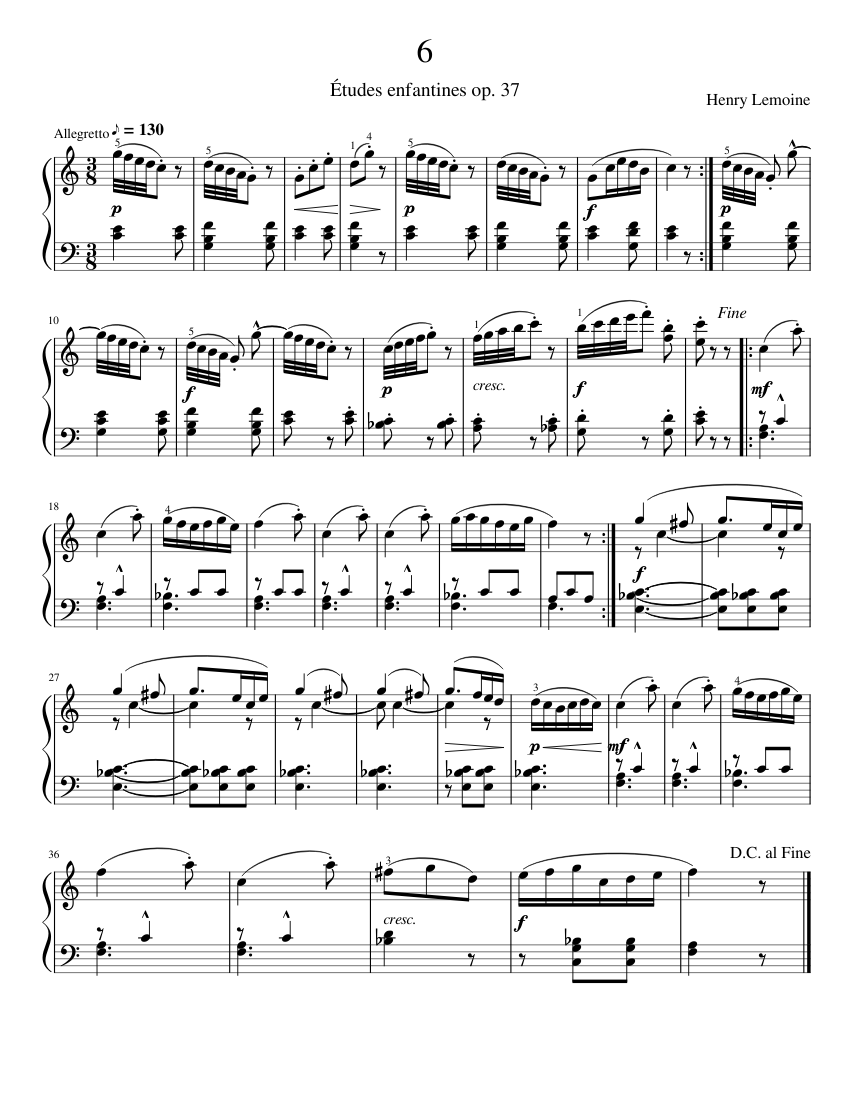 Études enfantines Op.37