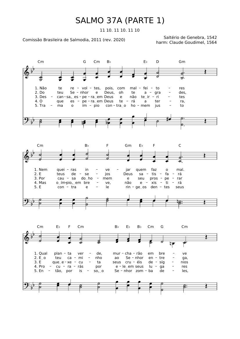 Salmo 37A (Parte 1)