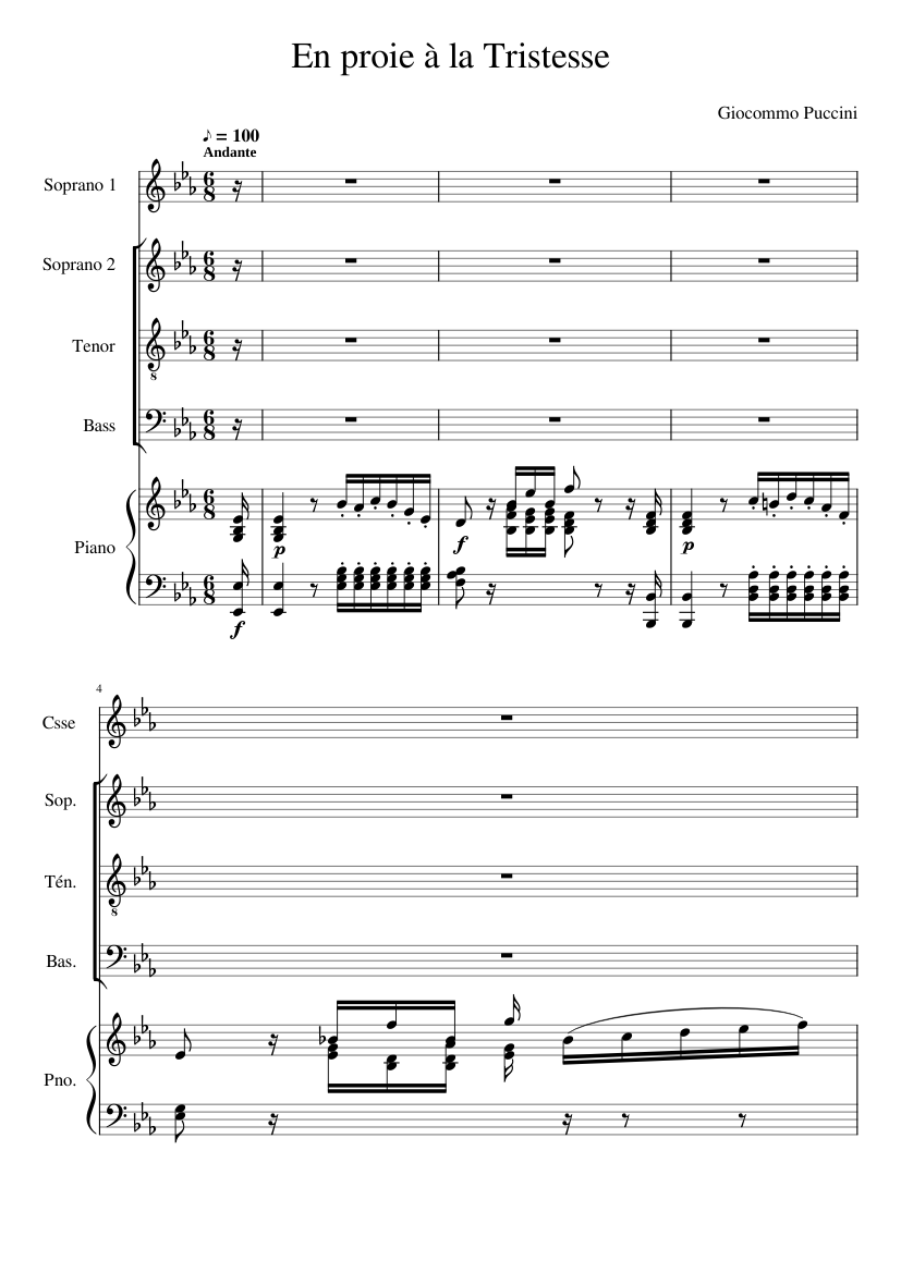 En proie à la Tristesse (from 'Le Comte Ory')