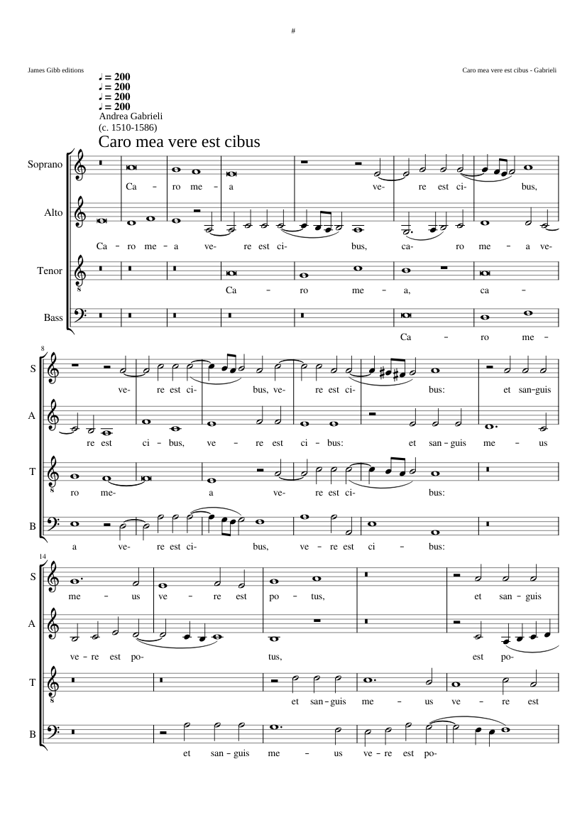 Caro mea vere est cibus