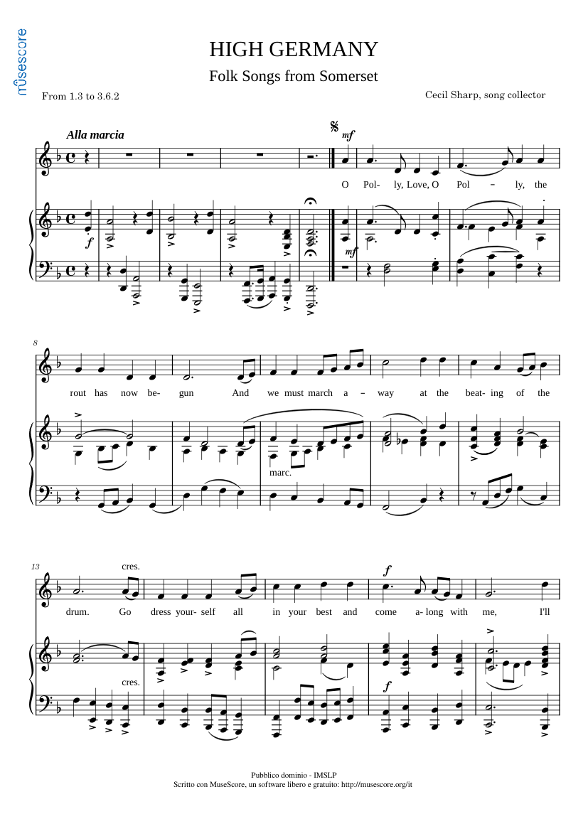 HIGH GERMANY Folk Songs from Somerset