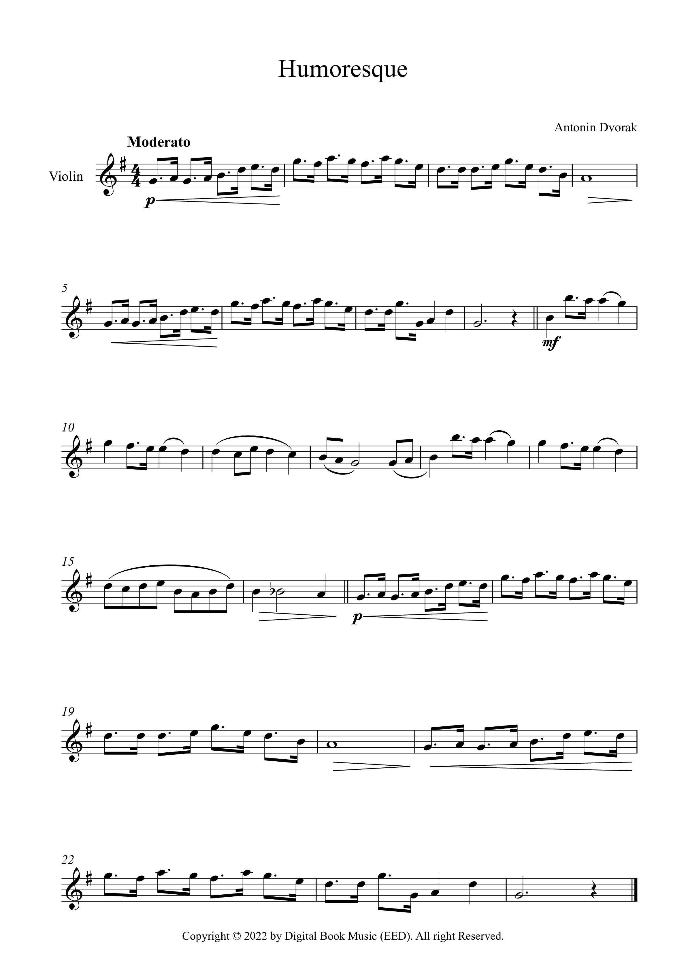 Play Official version of 8 Humoresques, Op.101 Sheet Music by Antonín ...