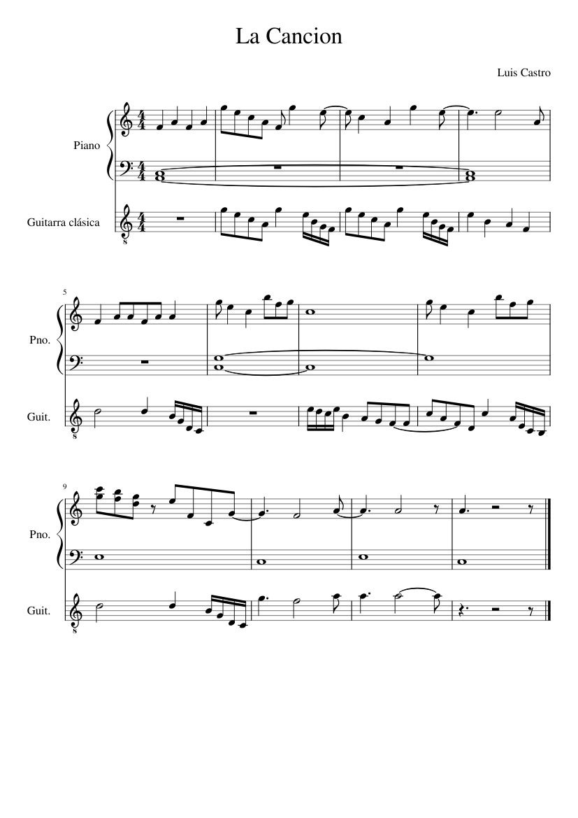 La Cancion - Luis Armando Castro