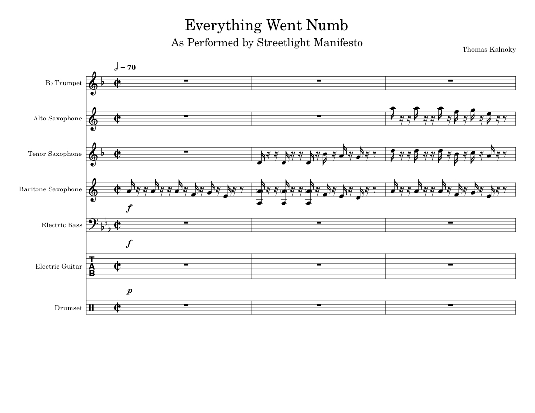 everything went numb