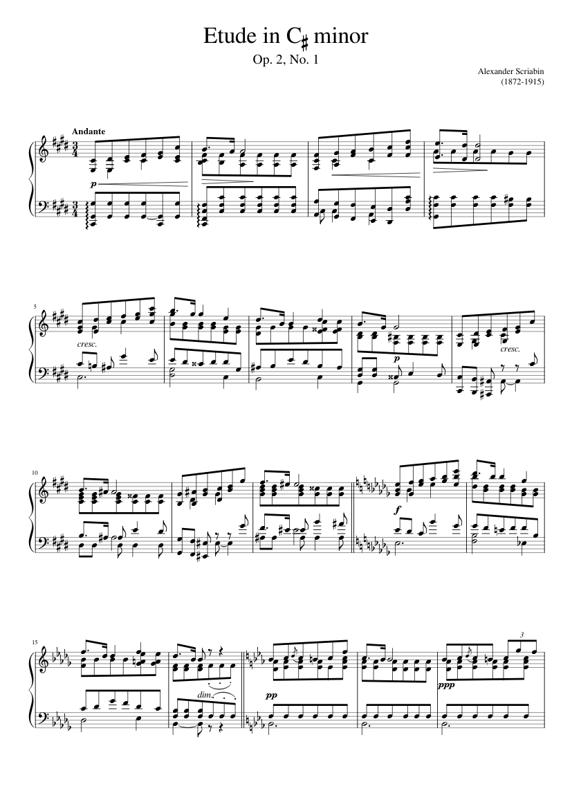 3 Pieces Op.2