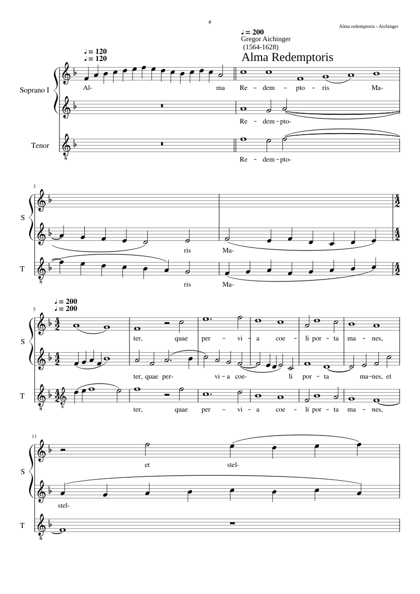 Alma Redemptoris mater a 3