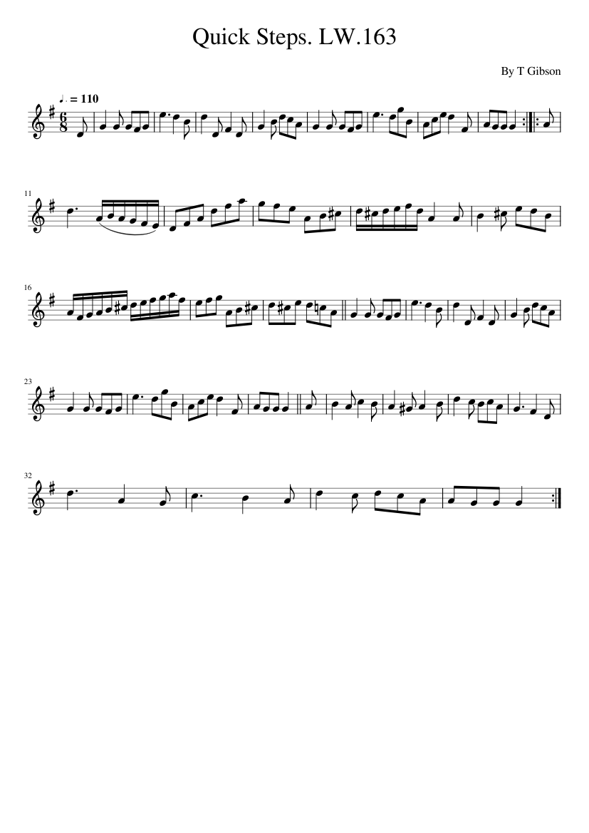 Quick Steps. LW.163