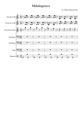 Free Mahala Rai Banda sheet music | Download PDF or print on Musescore.com