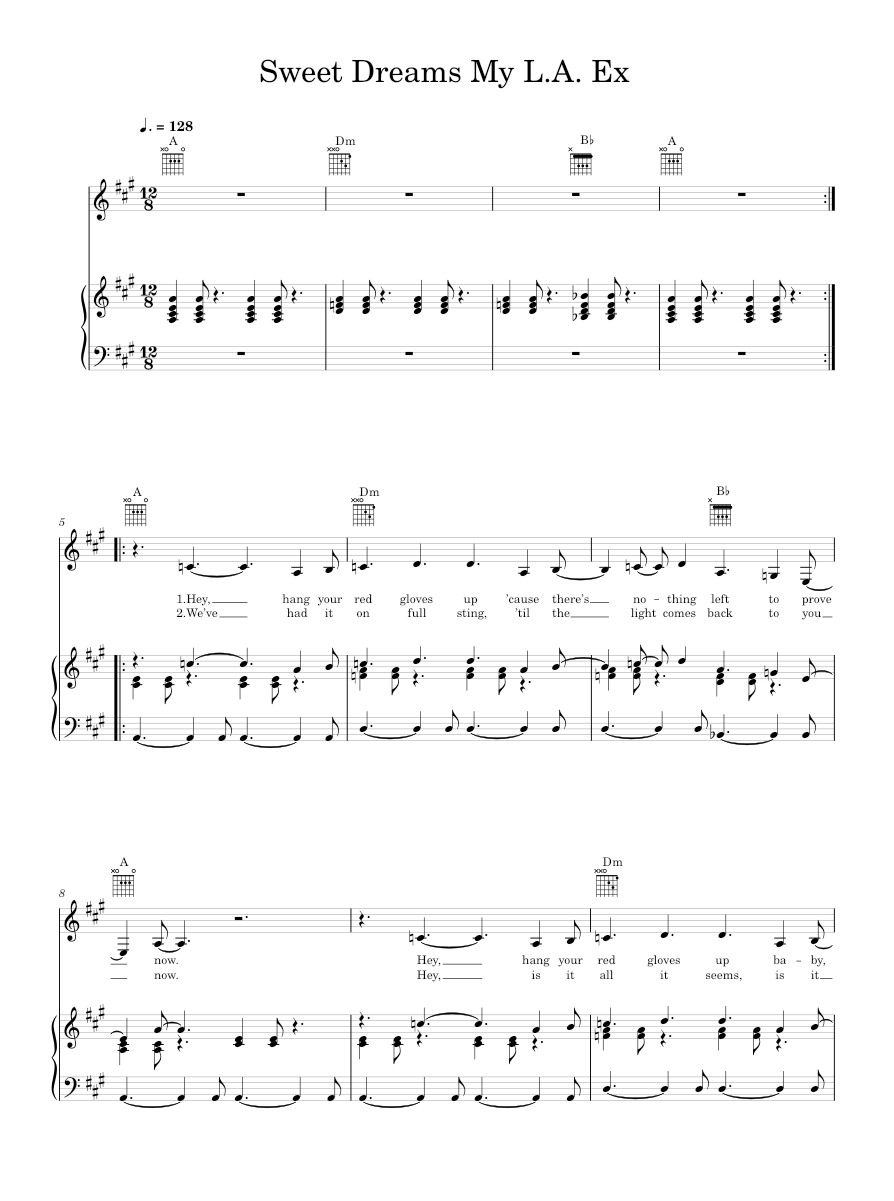 Play Official Version Of Sweet Dreams My La Ex Sheet Music By Rachel play-official-version-of-sweet-dreams-my-la-ex-sheet-music-by-rachel