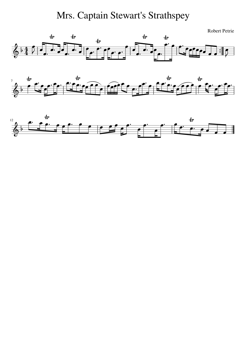 Mrs. Captain Stewart's Strathspey