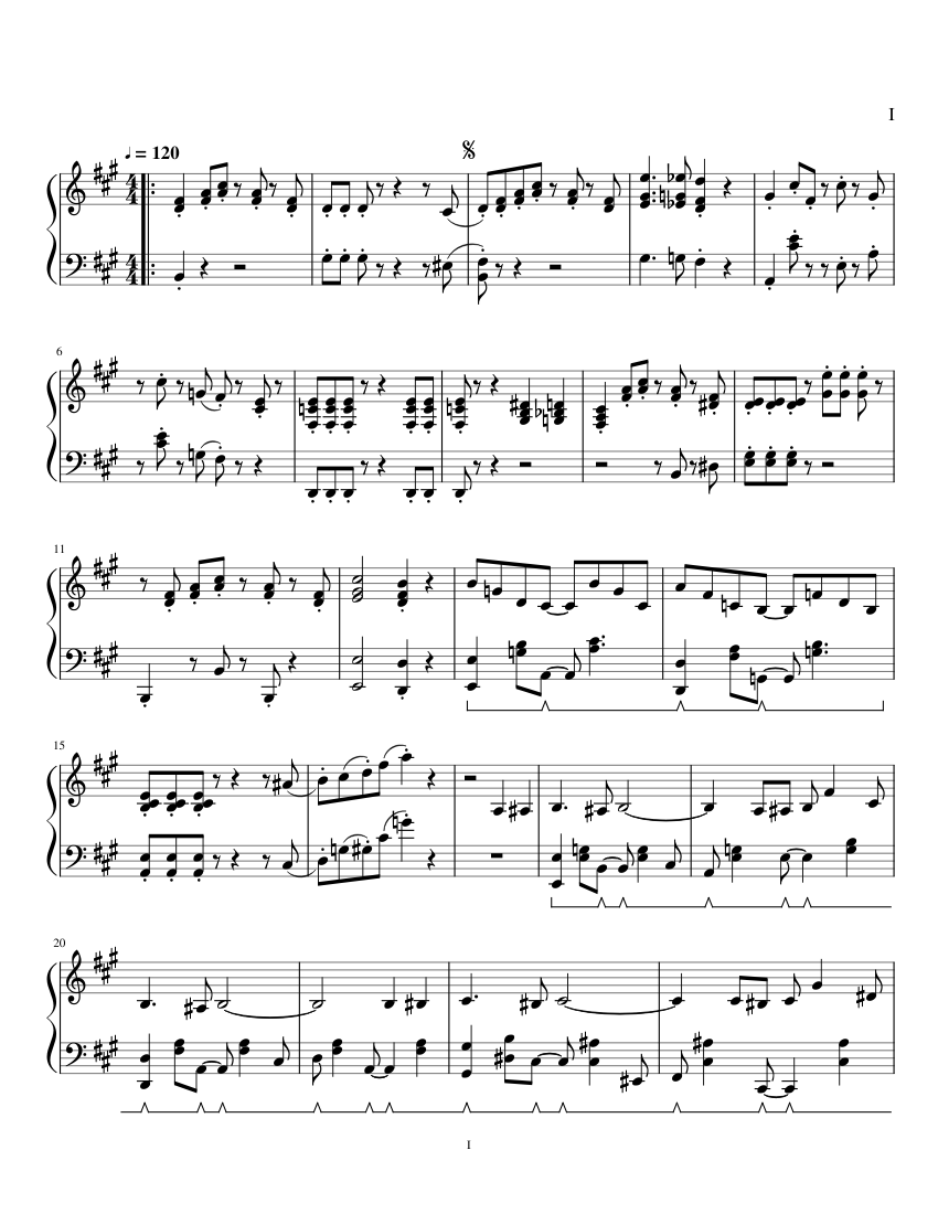 MiiChannelbutNeverEnds Sheet music for Marimba (Solo) | Musescore.com