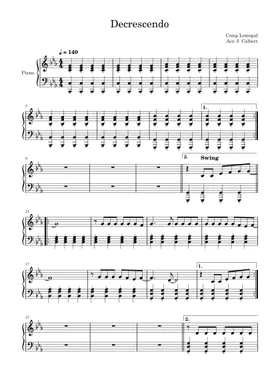 Decrescendo – Lomepal - Adaptation piano débutant - piano tutorial