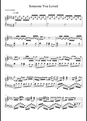 Easy Piano Sheet Music Popular Songs With Letters