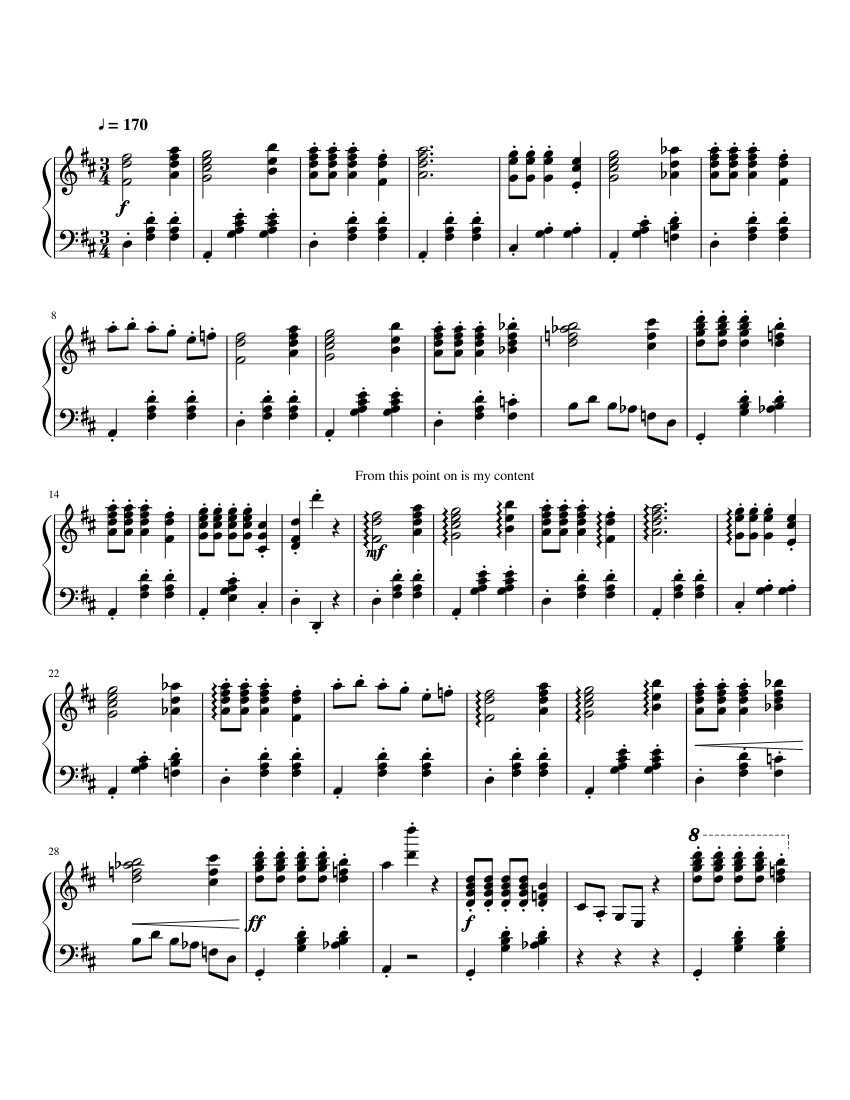 Cuphead opening theme Sheet music for Piano (Solo)