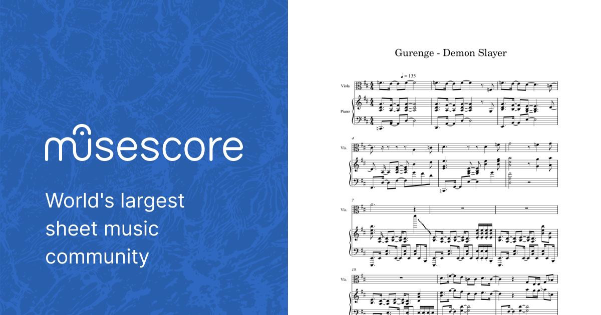 Gurenge Sheet music for Viola (Solo)