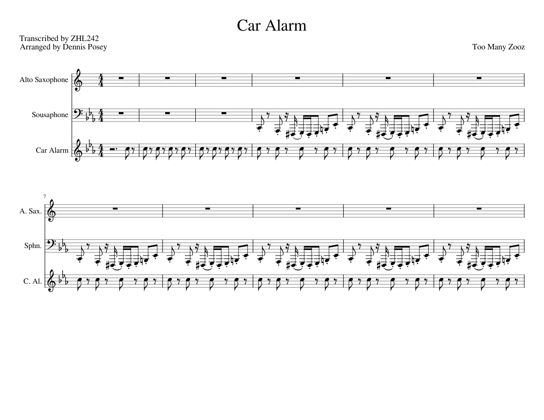 Too Many Zooz: Car Alarm
