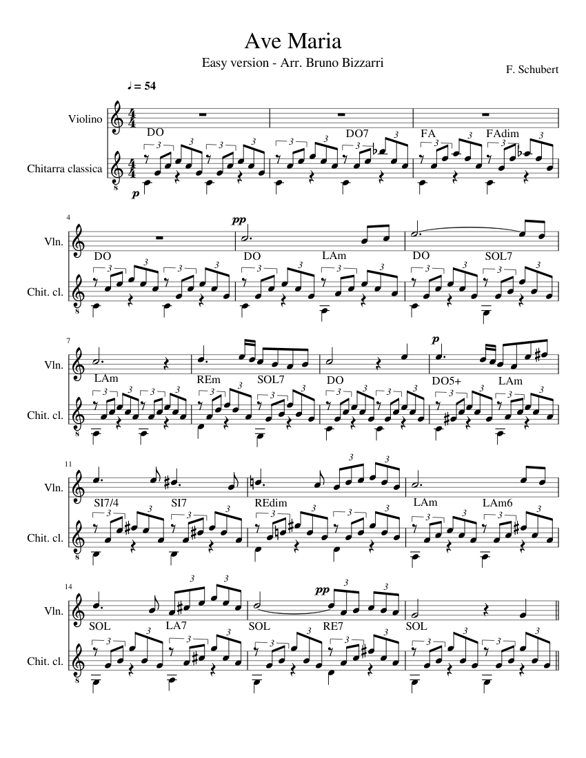 Ave Maria, D.839 – Franz Schubert Ave Maria di Schubert - piano tutorial