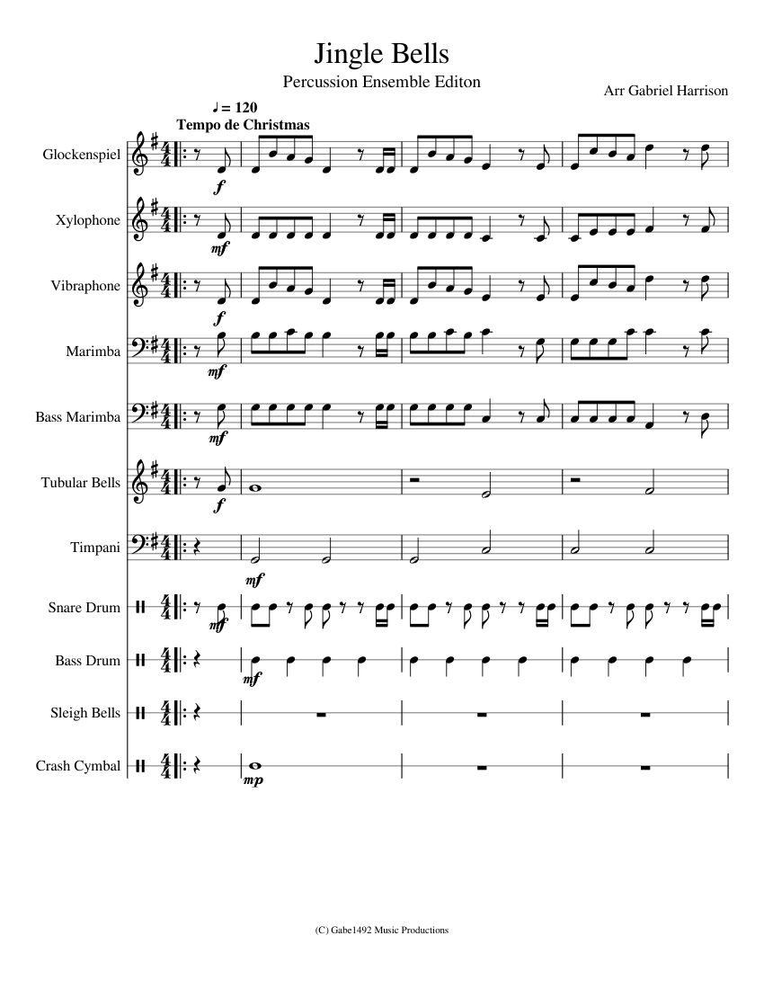 Jingle Bells(PEE) Partitura per aJingle Bells(PEE) Partitura per a  