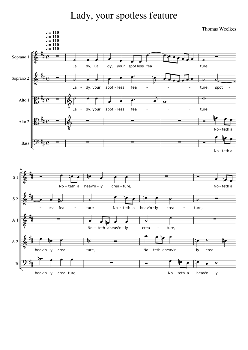 Lady your spotless feature