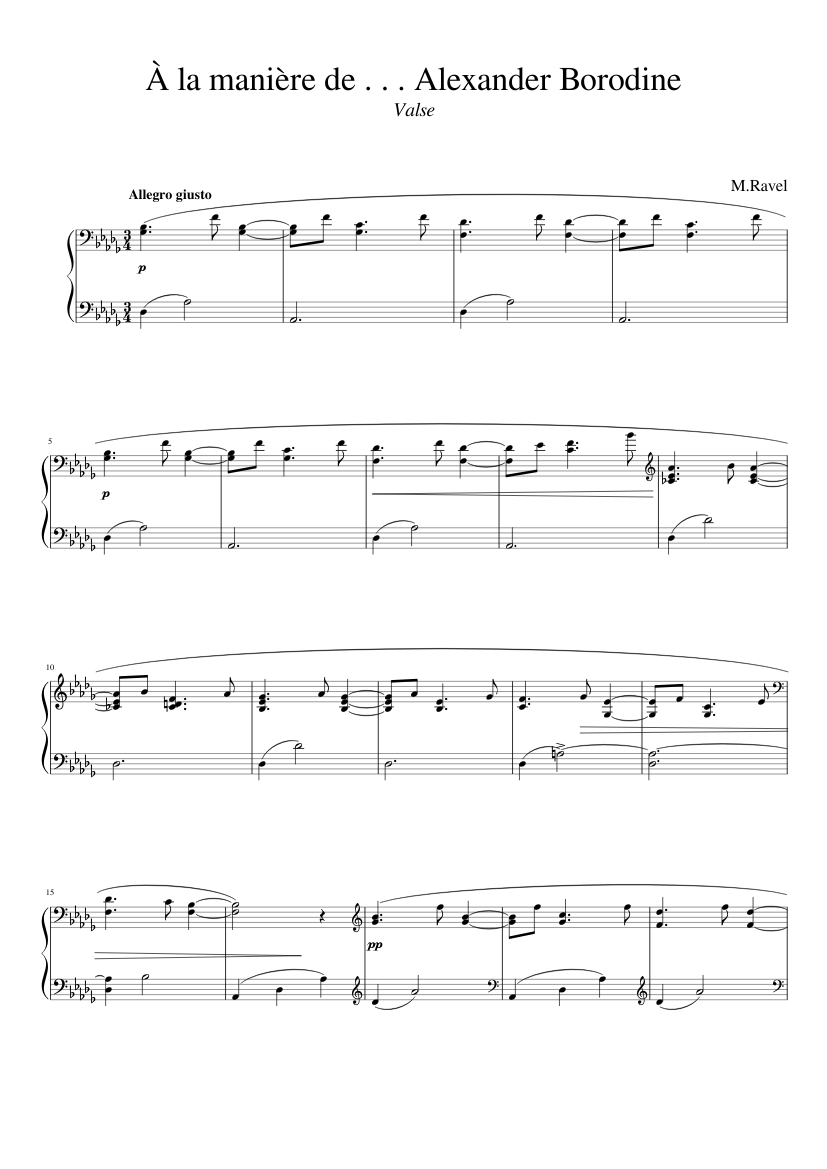 À la manière de Borodine