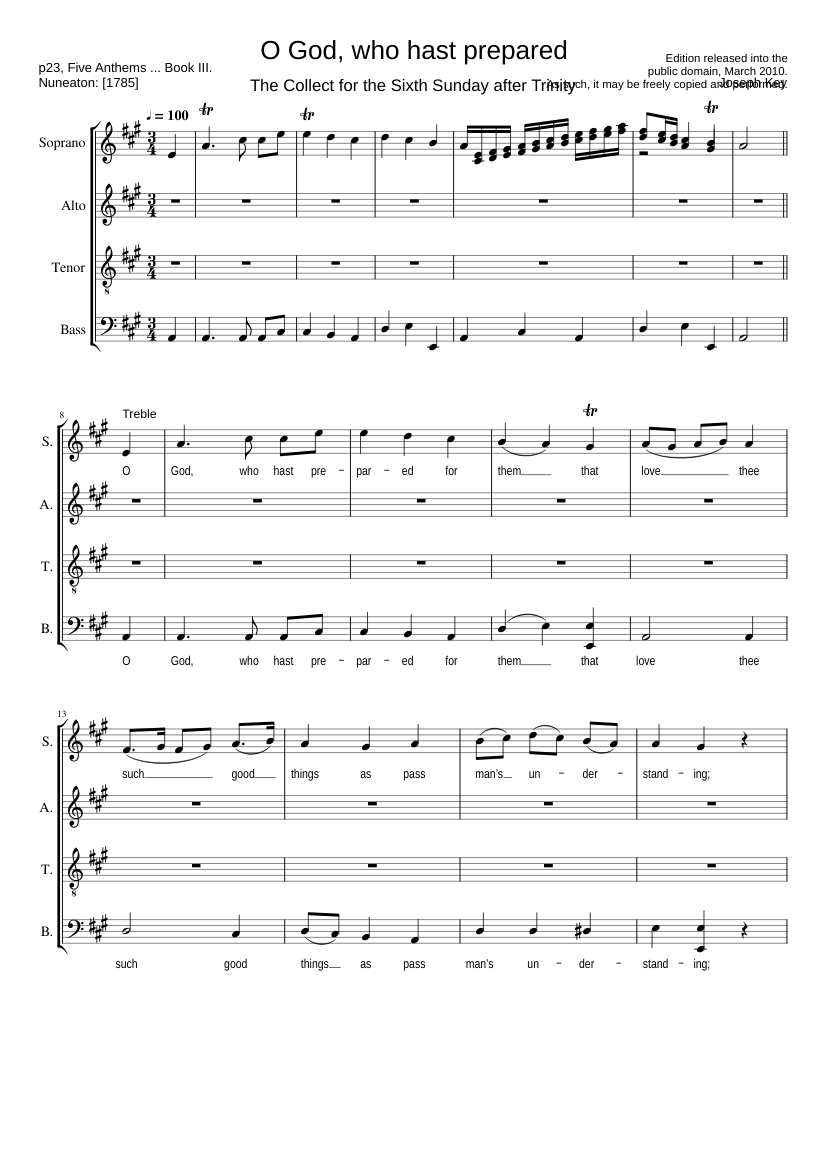 O God who hast prepared