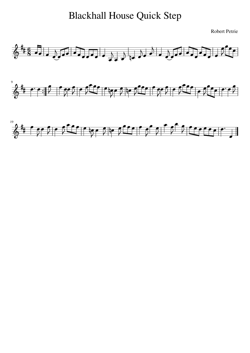 Blackhall House Quick Step