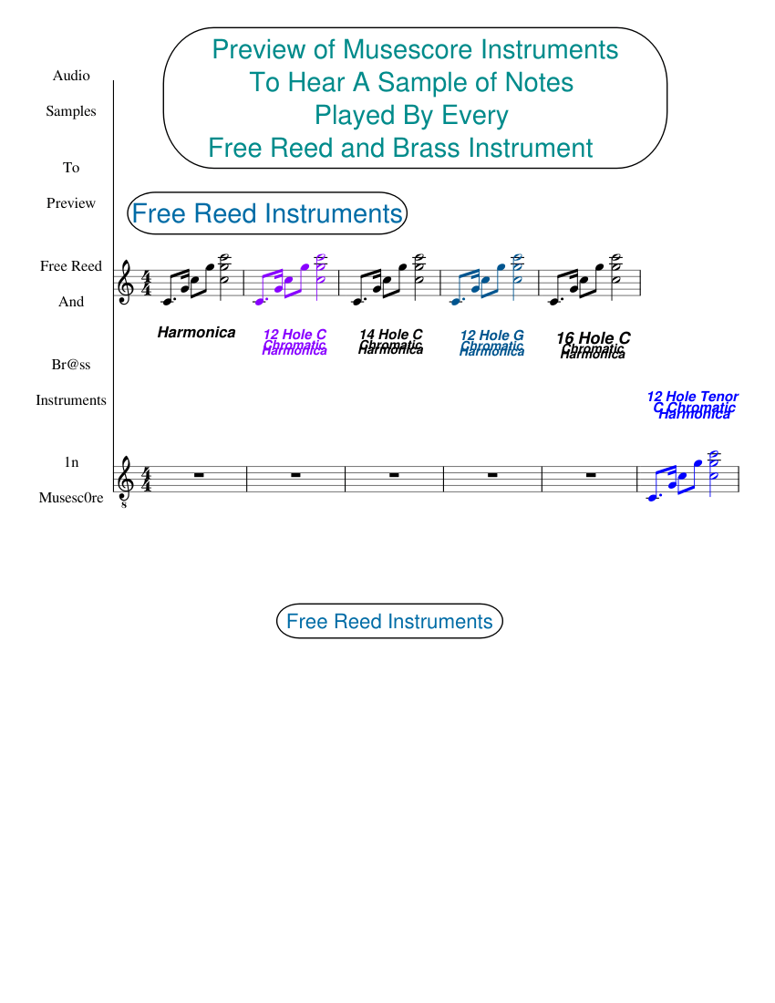 Free Reed Instrument With According start of free reed instruments samples dec 22 2018 Sheet music for ...