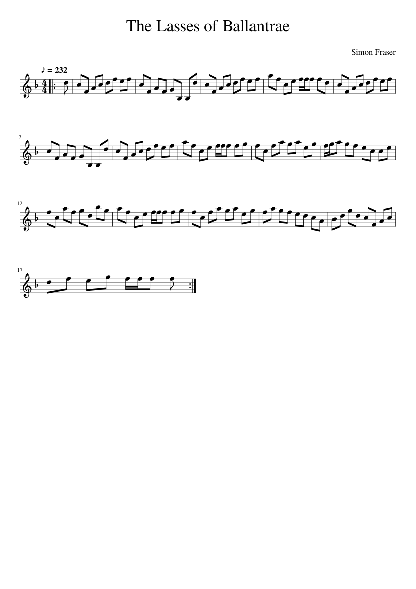 The Lasses of Ballantrae