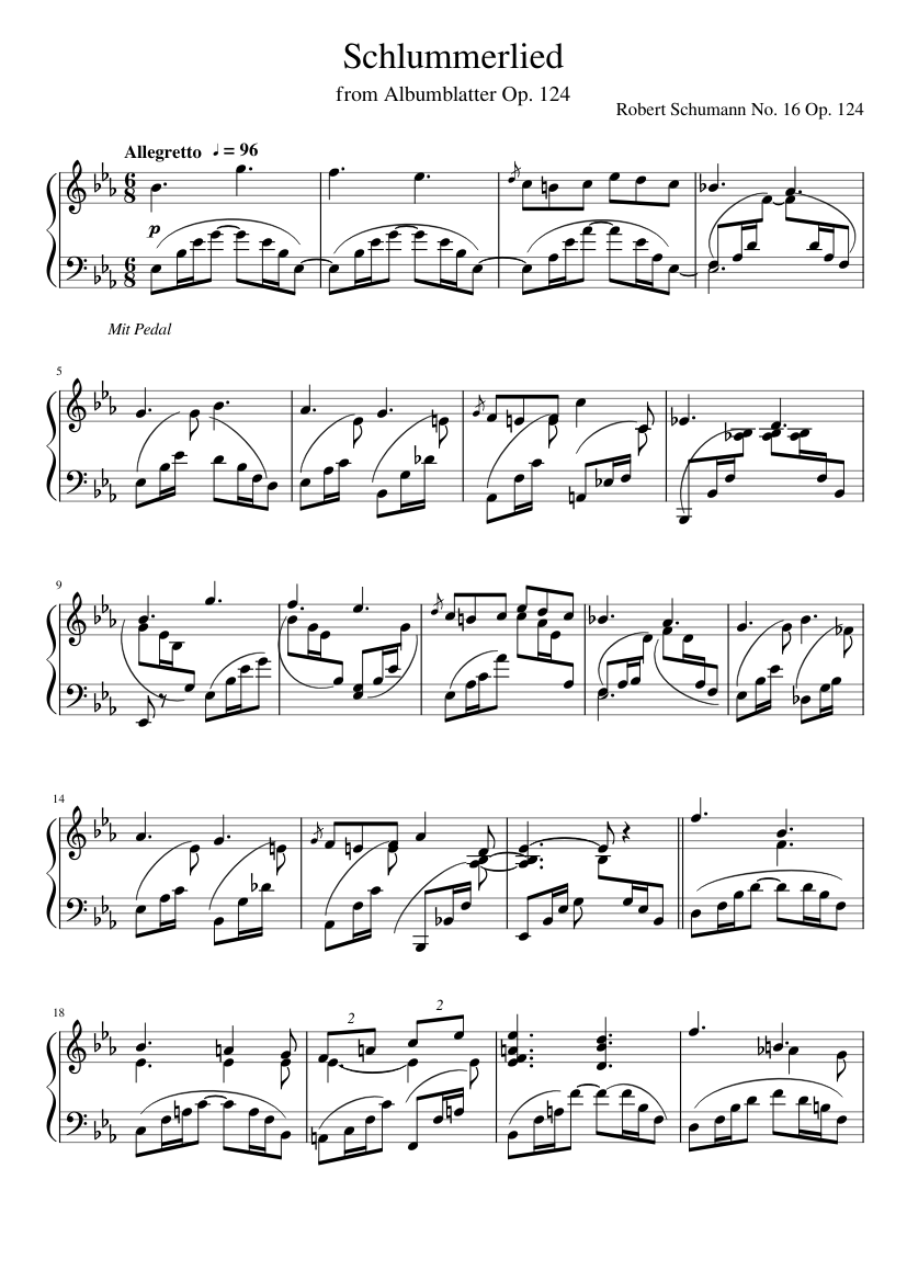 Albumblätter Op.124