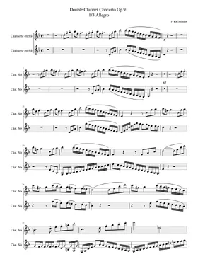 Free Franz Krommer sheet music | Download PDF or print on Musescore.com