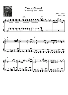Free Boogie Woogie Stomp by Albert Ammons sheet music | Download PDF or  print on Musescore.com