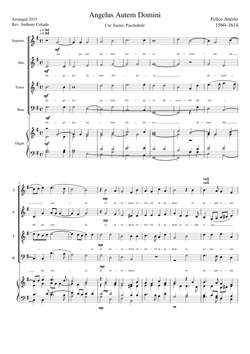 Angelus autem Domini