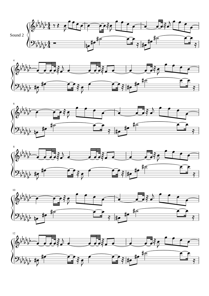 Haru haru – Big Bang Sheet music for Piano (Solo) | Musescore.com