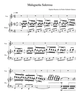 Free Elpidio Ramírez & Pedro Galindo Galarza sheet music | Download PDF or  print on Musescore.com